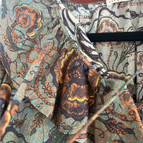 Ulla Johnson Multicolor Floral Long Sleeve Dress - Picture 5 of 14